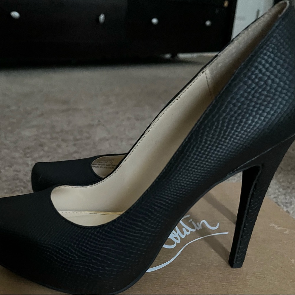 Black high heels